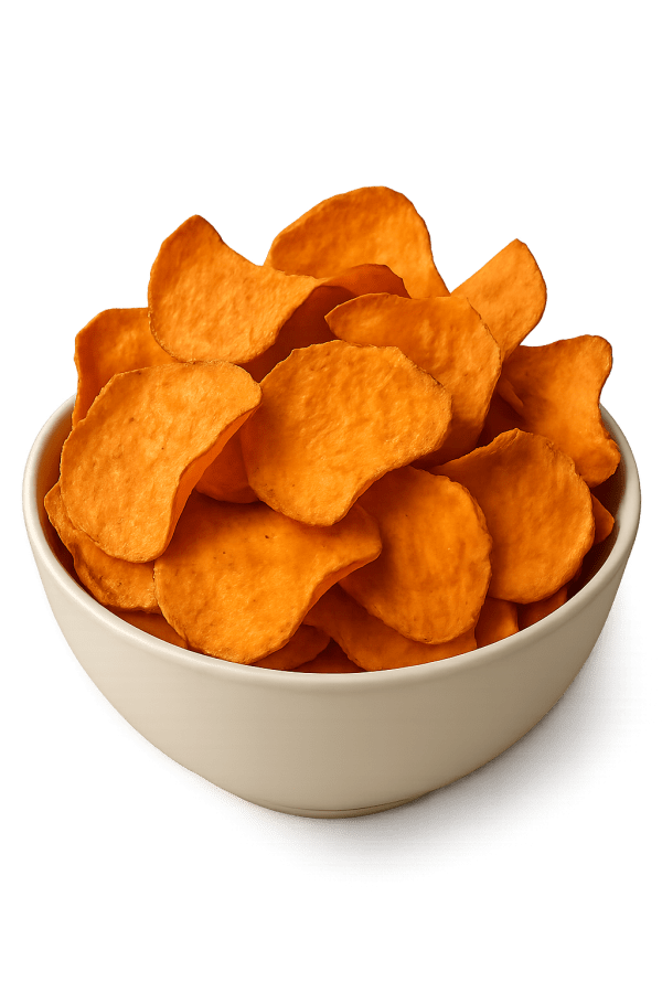 Orange Fleshed Sweet Potato Crisps